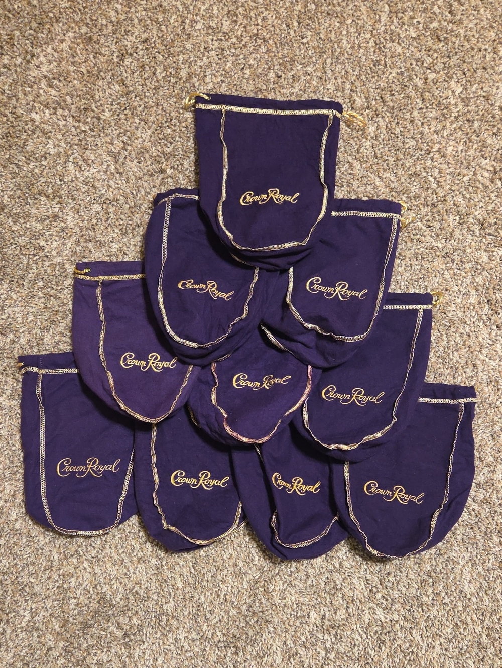 CROWN ROYAL - Small Bags - Qty 10